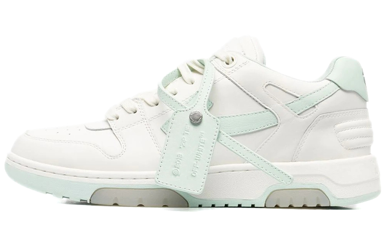 OFF WHITE Out Of Office Low Top Sneakers Mint Green