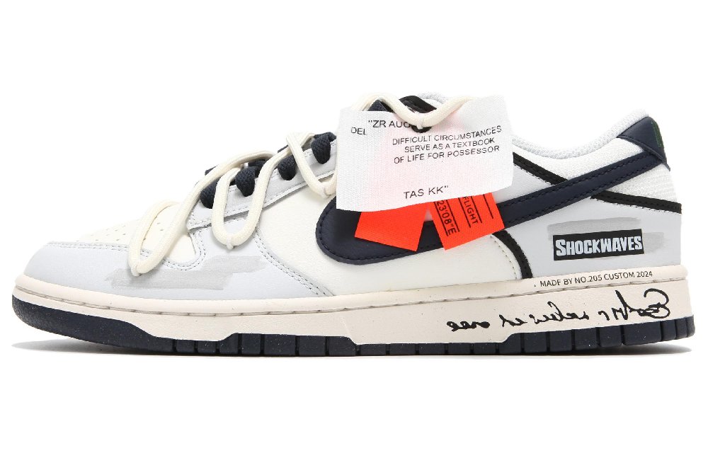 Nike Dunk Premium Next Nature Cushioning Wear-Resistant Low-Top Skateboard Shoes Men's Ecru Gray