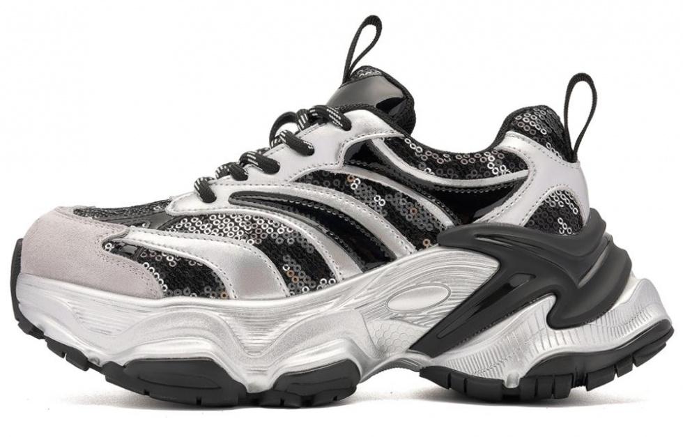 EBLAN Low-Top Chunky Sneakers Women's Black