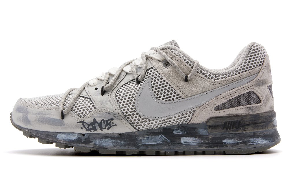 Nike Air Pegasus 89 Anti Slip Wear Resistant Low Top Casual Running Shoes Men's Gray