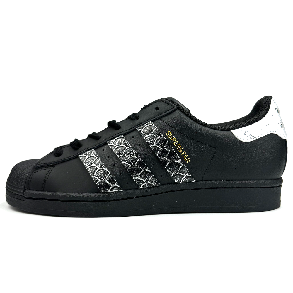 Adidas Originals Superstar Skateboard Shoes Unisex Low top Black/Silver