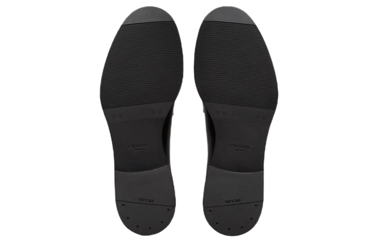 PRADA Brushed-leather Lace-up Shoes купить в интернет-магазине Yoocart с быстрой доставкой по России.