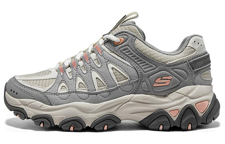 Skechers DLites Training Shoes 'Grey Beige Orange' Women's