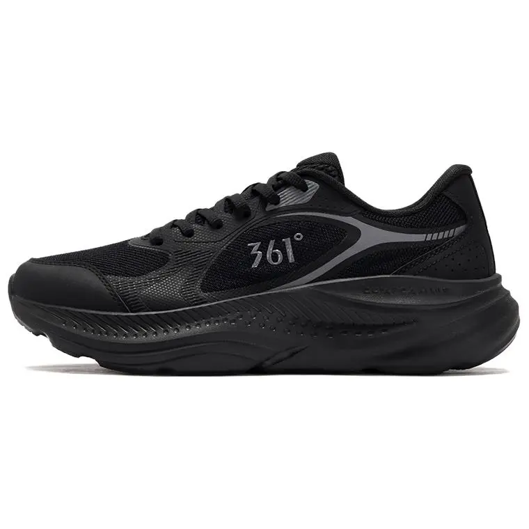 361° Cushioning, Wear Resistant Low Top Casual Training Running Shoes Men's Black