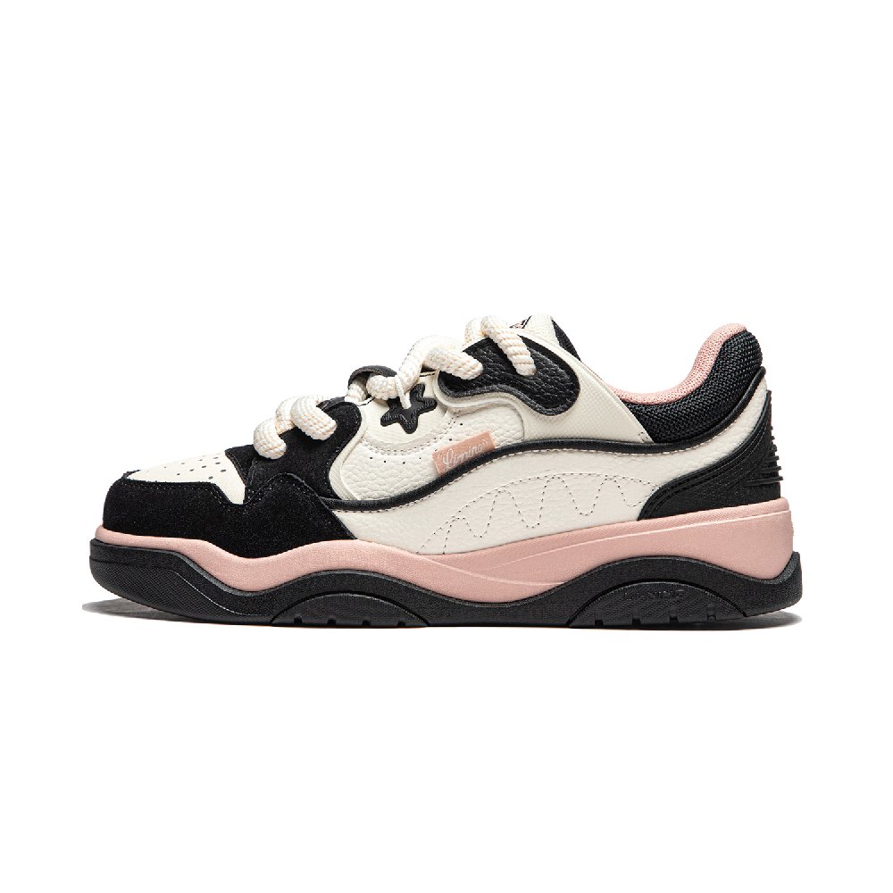 LiNing Journey 2.0 Low-Top Skateboard Shoes Men's Black Beige White