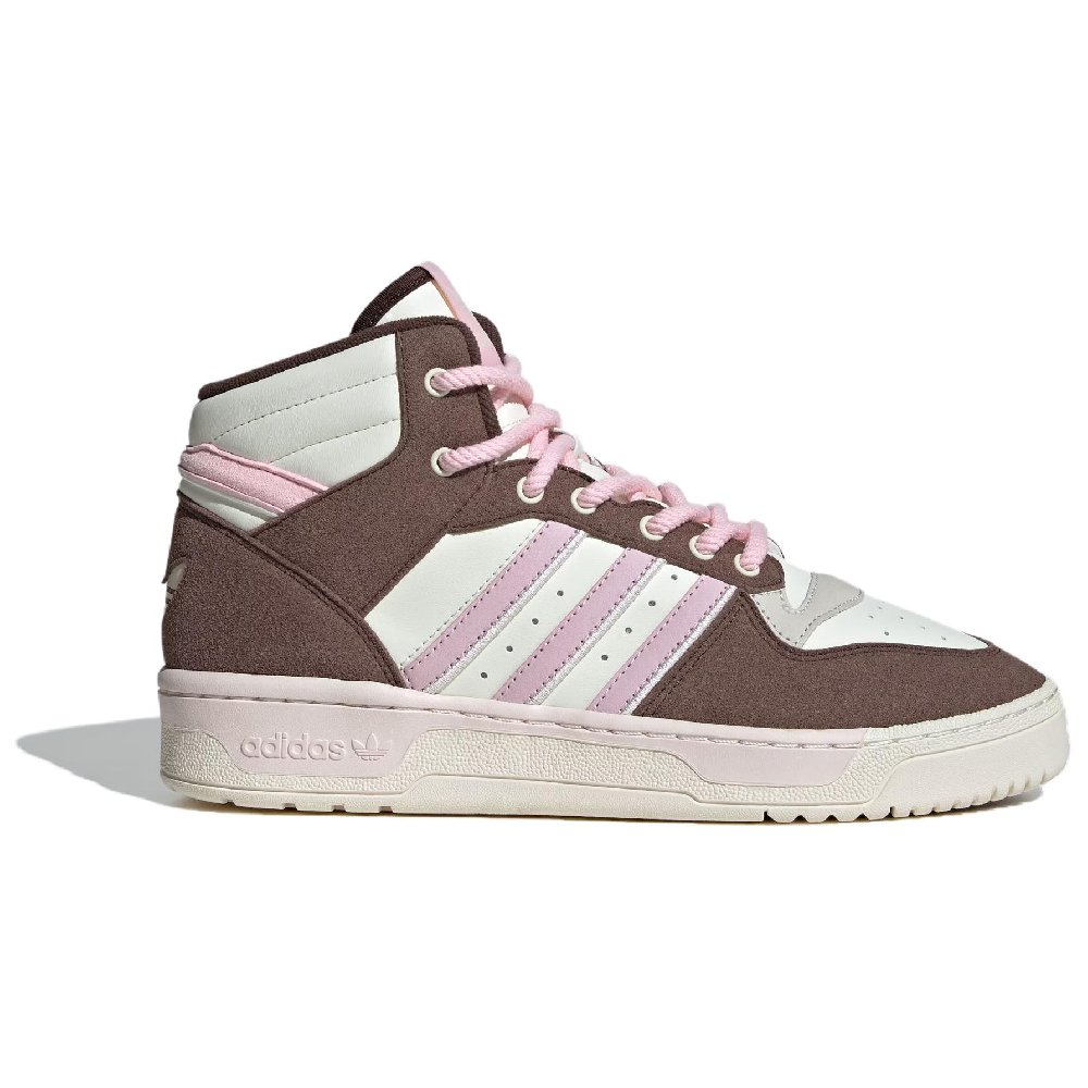 Adidas Originals Rivalry Anti-Slip Wear-Resistant Mid-Top Skateboard Shoes Unisex Brown