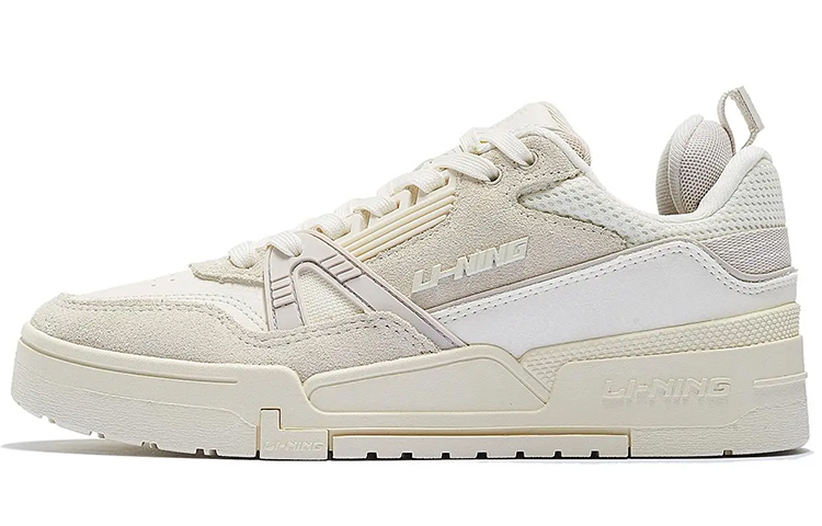 LiNing 001 BTC BTC Low-Top Skateboard Shoes Women's White