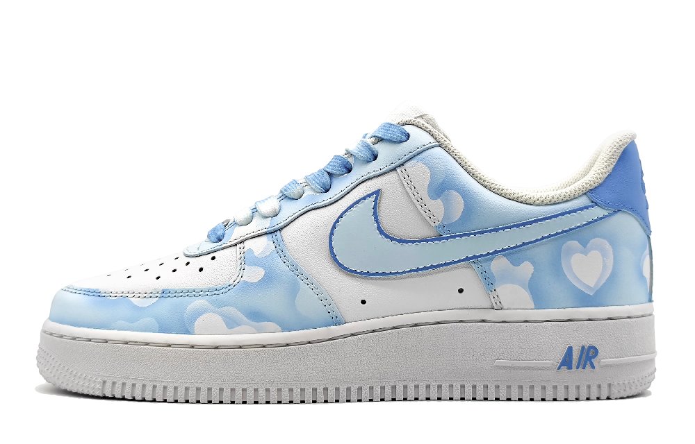 Nike Air Force 1 Low LE Low-Top Skateboard Shoes GS Blue