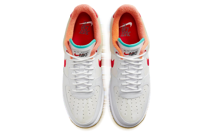Nike Air Force 1 Low '07 Prm Just Do It White Red Teal купить в интернет-магазине Yoocart с быстрой доставкой по России.