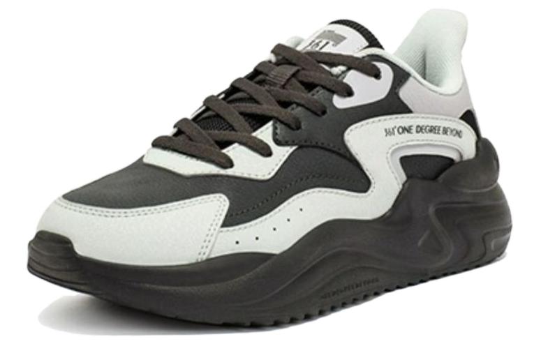 361° Cushioning Height Increasing Low-Top Casual Shoes Women's Black Gray