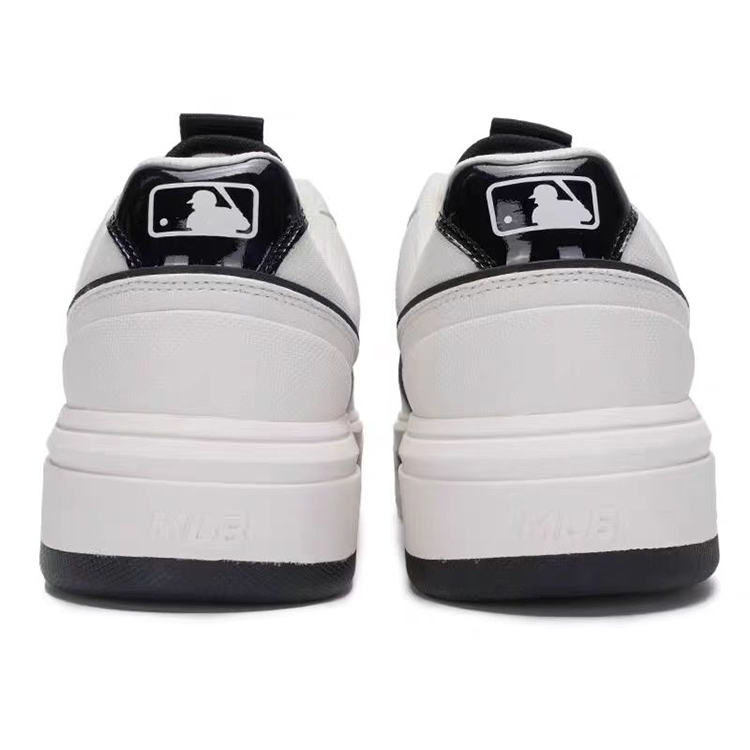 MLB Chunky Liner Slip-Resistant Cushioning Wear-Resistant Low-Top Skateboard Shoes Unisex White