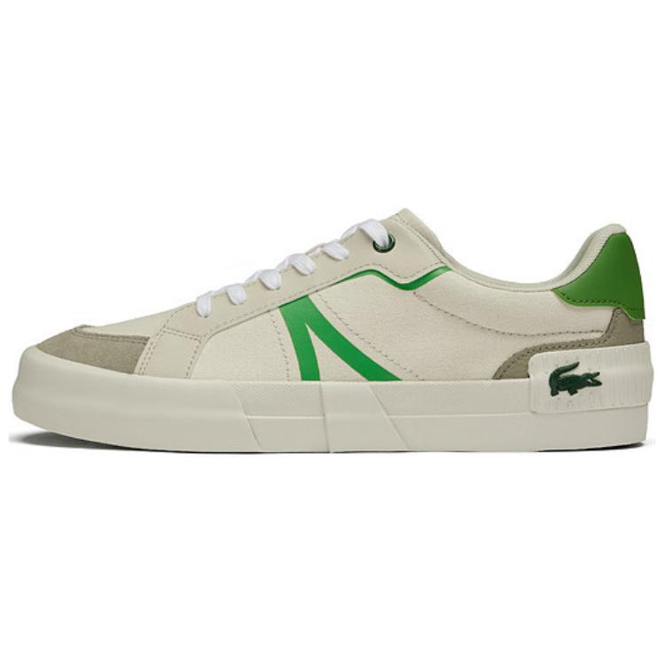LACOSTE Low-Top Skateboard Shoes Men's Beige