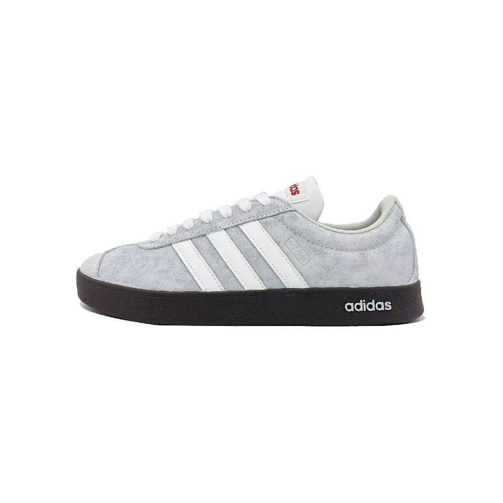 Adidas VL COURT 2.0 Gray Trajectory Lightweight Low top Skateboard Shoes Unisex Gray White