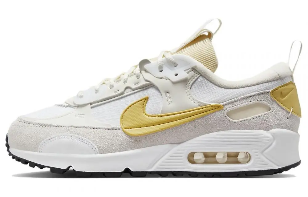 Nike Air Max 90 Futura White Saturn Gold Women's