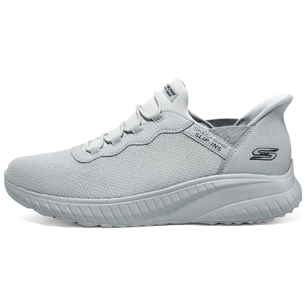 Skechers Slip Ins Cushioning Wear-Resistant Low-Top Casual Shoes Men's Gray