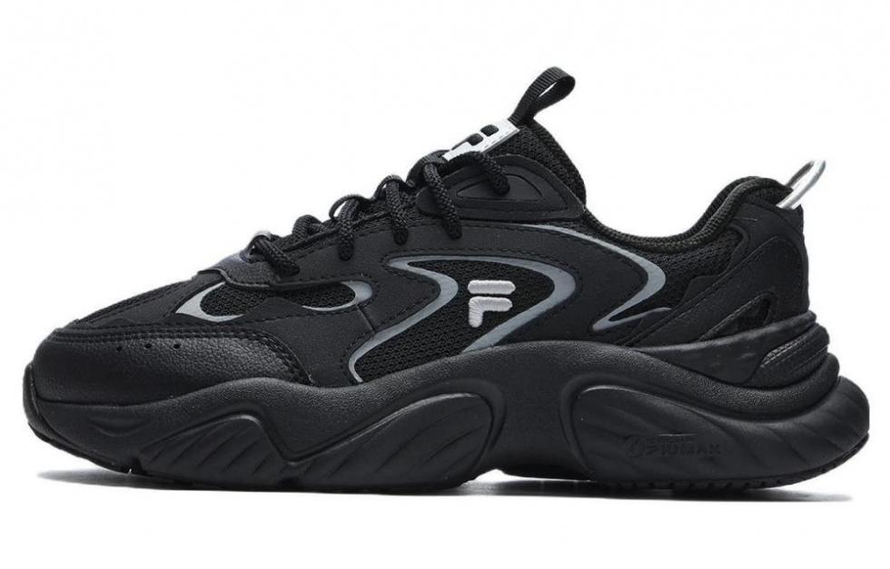 FILA FUSION Conch Dx Sneakers 'Black Silver' Women's