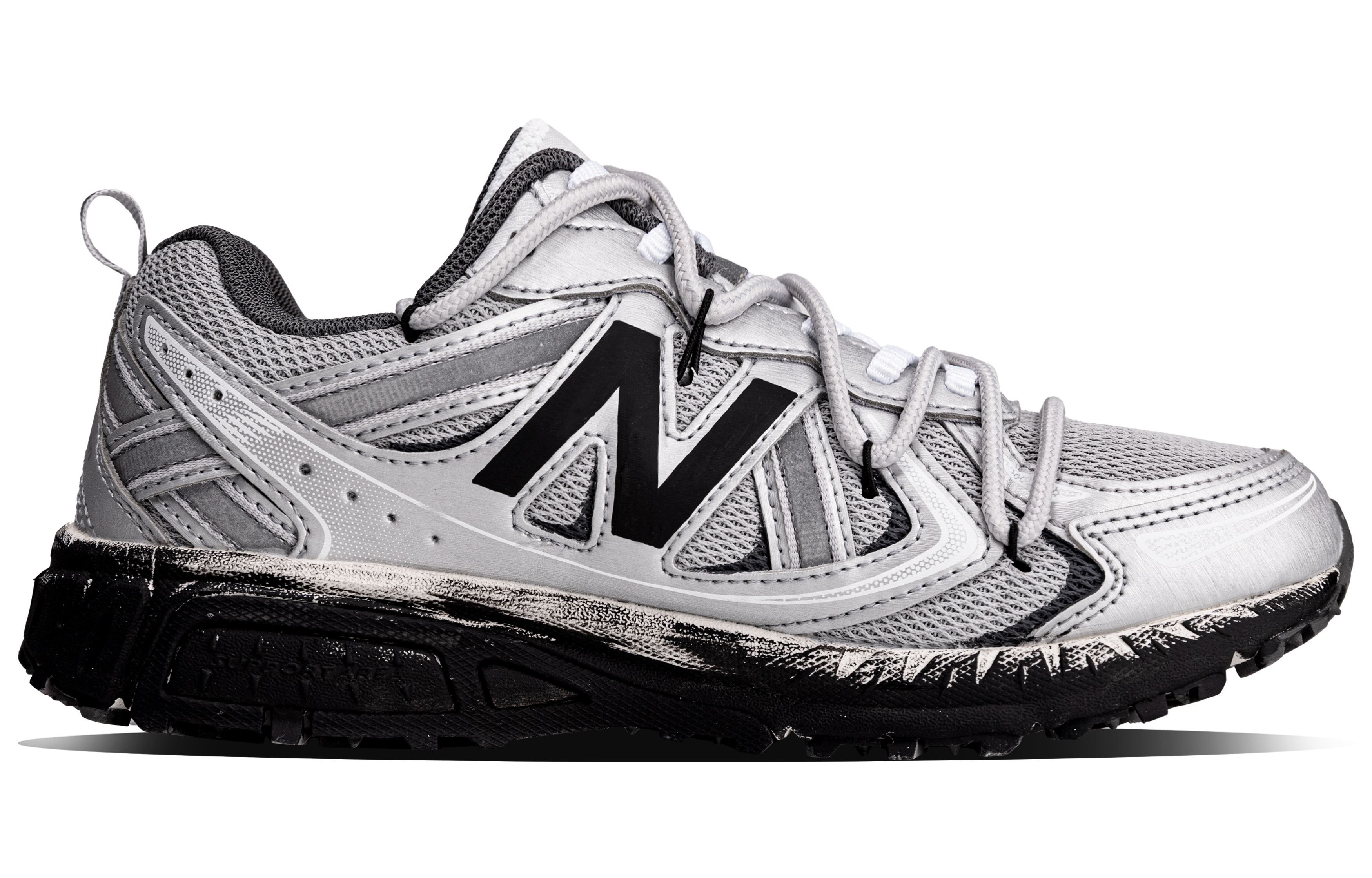 New Balance NB 410 V5 Abrasion Resistant Low Top Casual Long Distance Running Shoes Unisex Silver Black купить в интернет-магазине Yoocart с быстрой доставкой по России.