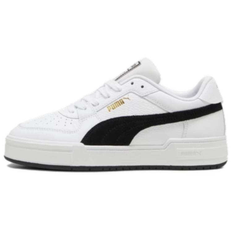 PUMA Ca Pro Abrasion Resistant Low Top Skateboard Shoes Unisex White Black