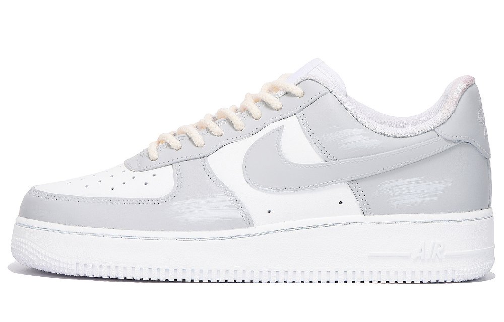 Nike Air Force 1 Coverage Anti Slip And Wear Resistant Low Top Skateboard Shoes Unisex White