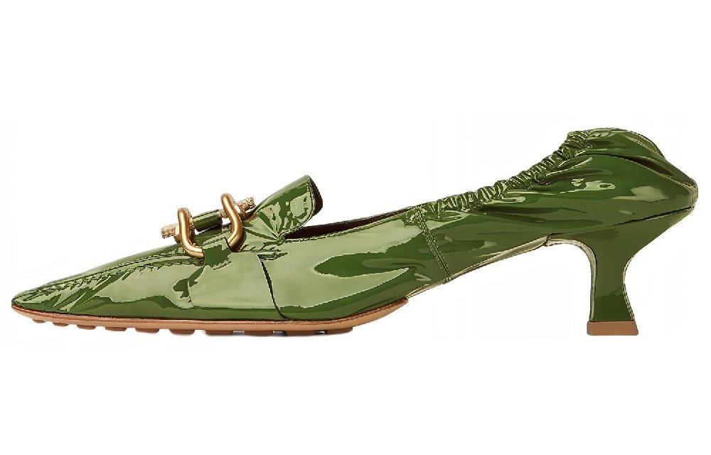 Bottega Veneta Madame Casual Single Shoes Women's Green