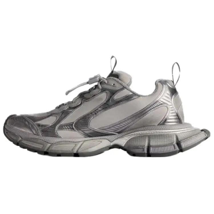 Balenciaga 3XL Nylon Low top Chunky Sneakers Men's Gray