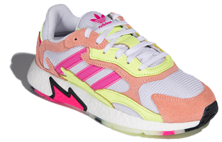 Adidas Originals TRESC Run BR W Non slip Lightweight Low Top Casual Shoes Women's Pink Orange Patchwork