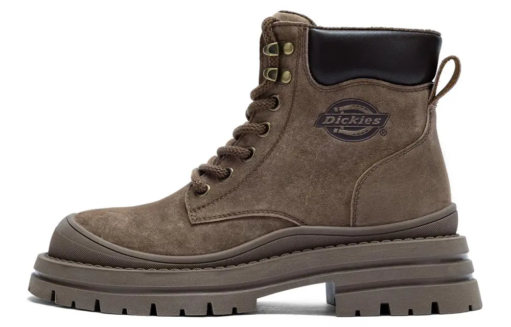 Dickies Short Mid-Calf Martin Boot Men's Coffee