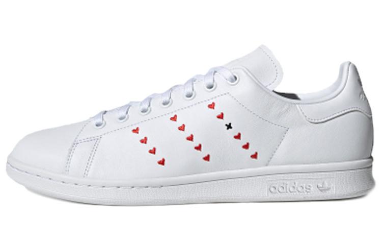 Adidas Stan Smith Heart Stripe Red
