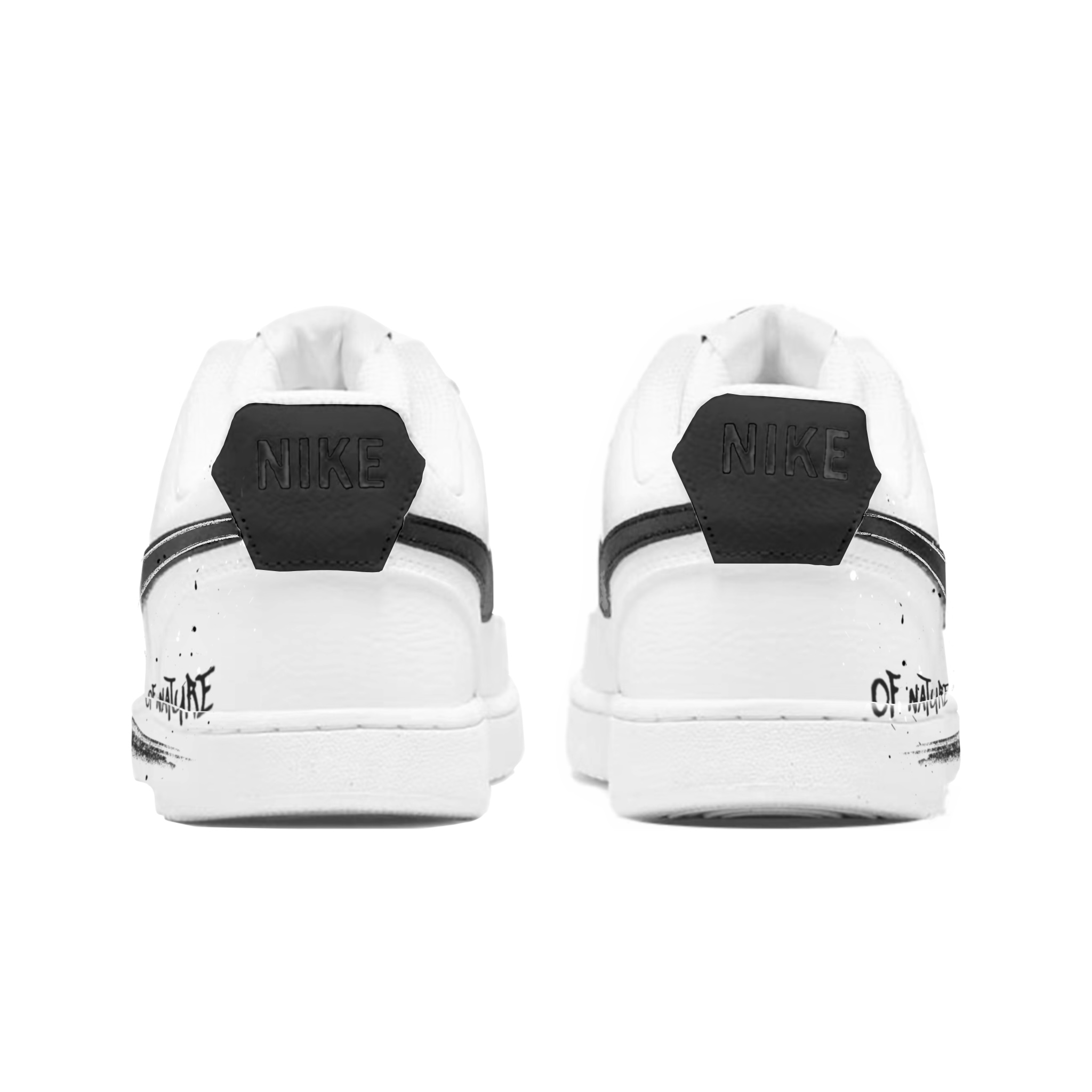 Nike Court Vision 1 Low Top Skateboard Shoes Men's Black White купить в интернет-магазине Yoocart с быстрой доставкой по России.