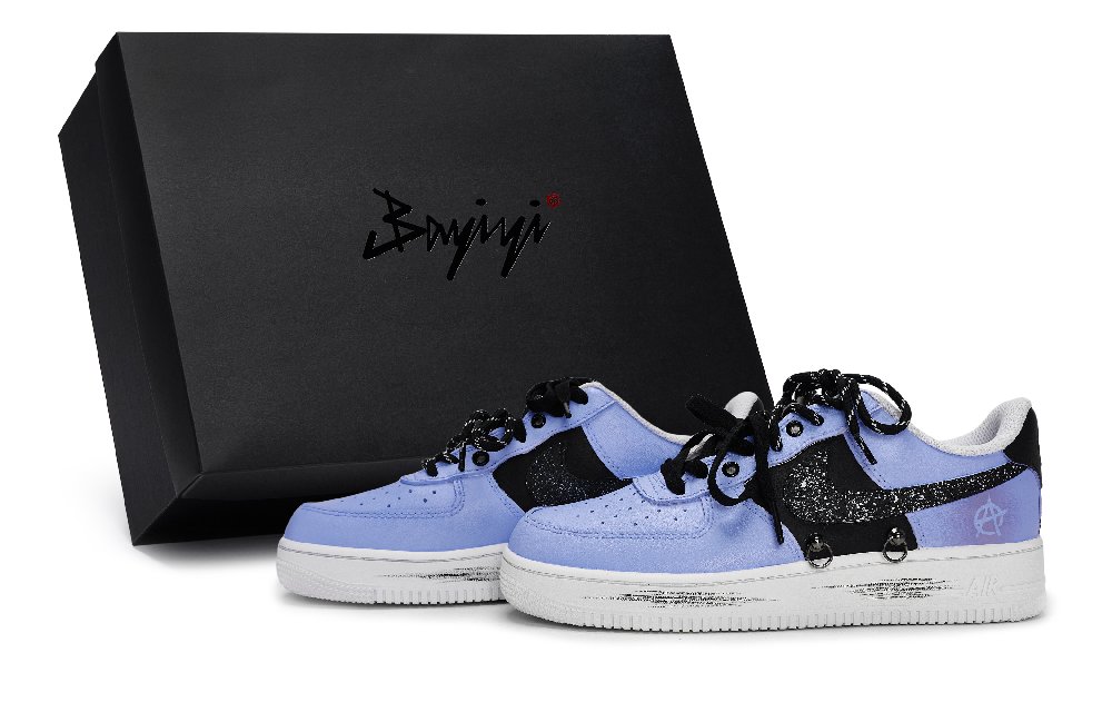 Nike Air Force 1 Low Top Skateboard Shoes Unisex Purple