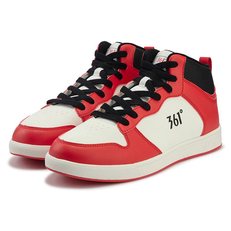 361° Air Force One Slip Resistant Abrasion Resistant Mid top Skateboard Shoes Men's Sparrowflower Red купить в интернет-магазине Yoocart с быстрой доставкой по России.
