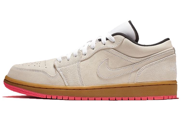 Jordan 1 Low White Gum Hyper Pink