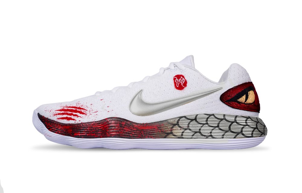 Nike Hyperdunk 2017 Low Top Basketball Shoes Men's Silver