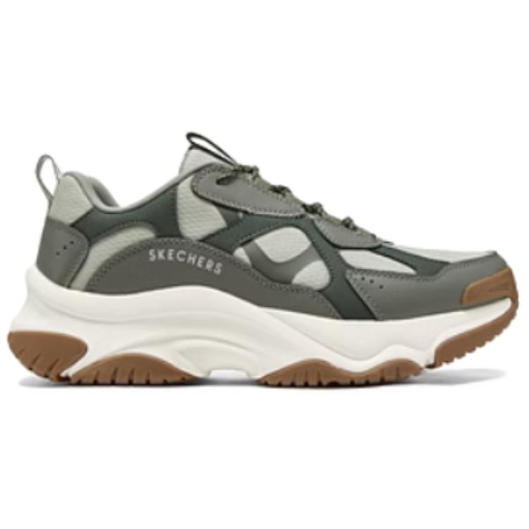 Skechers Street Abrasion Resistant Low Top Chunky Sneakers Men's Green