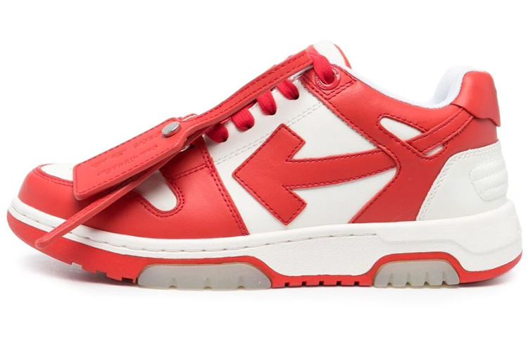 OFF WHITE Off Court 3.0 Low tops Leisure Sneakers Red/White Women's