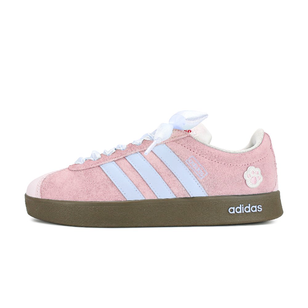 Adidas Neo VL Court 2.0 Low Top Skateboard Shoes Unisex Blue Pink