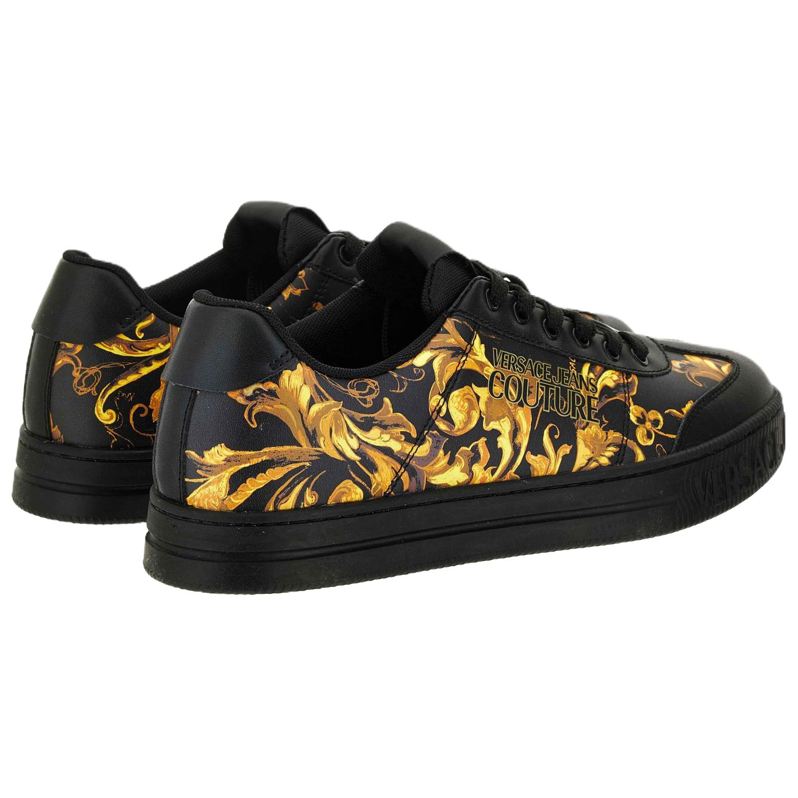 VERSACE JEANS COUTURE Low top Skateboard Shoes Men's Black купить в интернет-магазине Yoocart с быстрой доставкой по России.