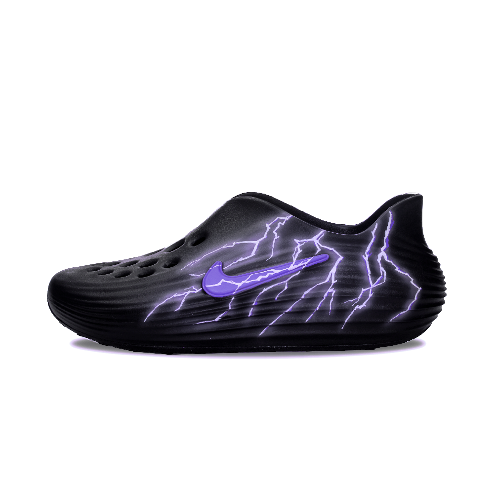 Nike ReactX Rejuven8 Clogs Unisex Black Purple
