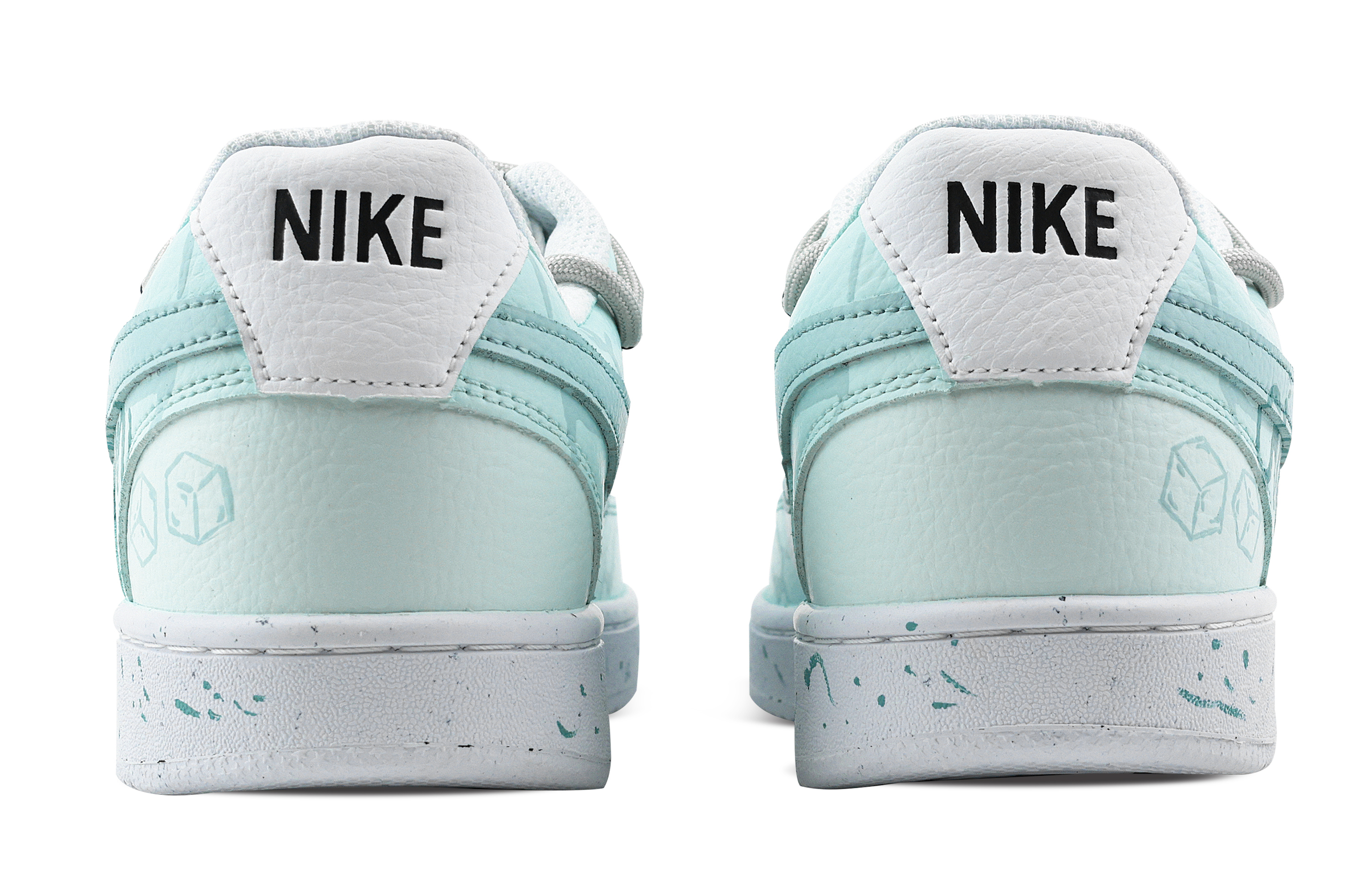 Nike Court Vision 1 Cool Moment, Heart Box Abrasion Resistant Low top Skateboard Shoes Men's Cyan купить в интернет-магазине Yoocart с быстрой доставкой по России.