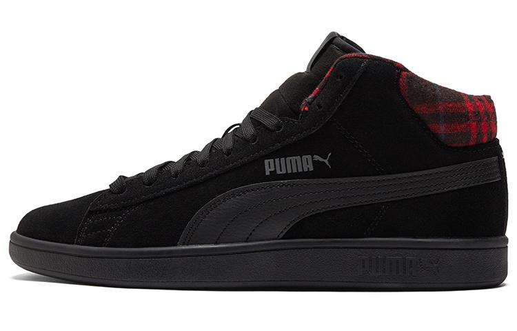 PUMA Smash V2 Mid Wtr 'Plaid   Black'
