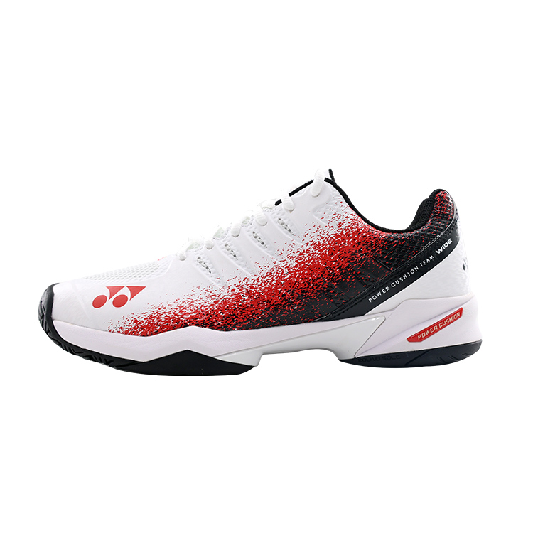 YONEX Power Cushion Rebound Cushioning Wear-Resistant Slip-Resistant Support Low-Top Badminton Shoes Men's White Red