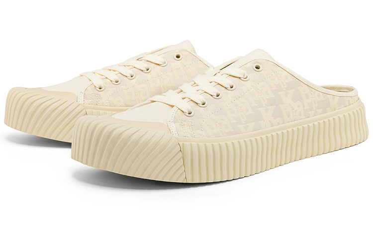 Kappa Wear-Resistant Wide Coverage Lightweight Low-Top Canvas Shoes Unisex White купить в интернет-магазине Yoocart с быстрой доставкой по России.