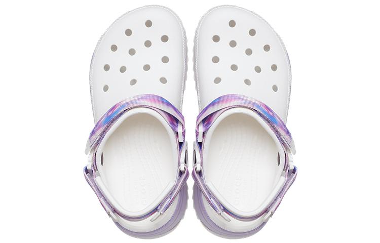 Crocs Classic Casual Unisex White Purple Sandals 'White Purple' купить в интернет-магазине Yoocart с быстрой доставкой по России.