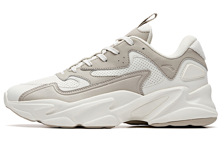 Anta Life Collection Anti-Slip Wear-Resistant Low-Top Chunky Sneakers Second Gray