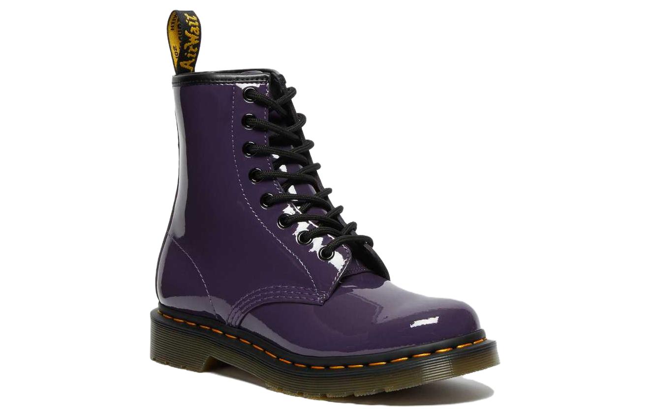 Dr. Martens Lens Patent Leather 8 Martin Boots Black Purple Women's купить в интернет-магазине Yoocart с быстрой доставкой по России.