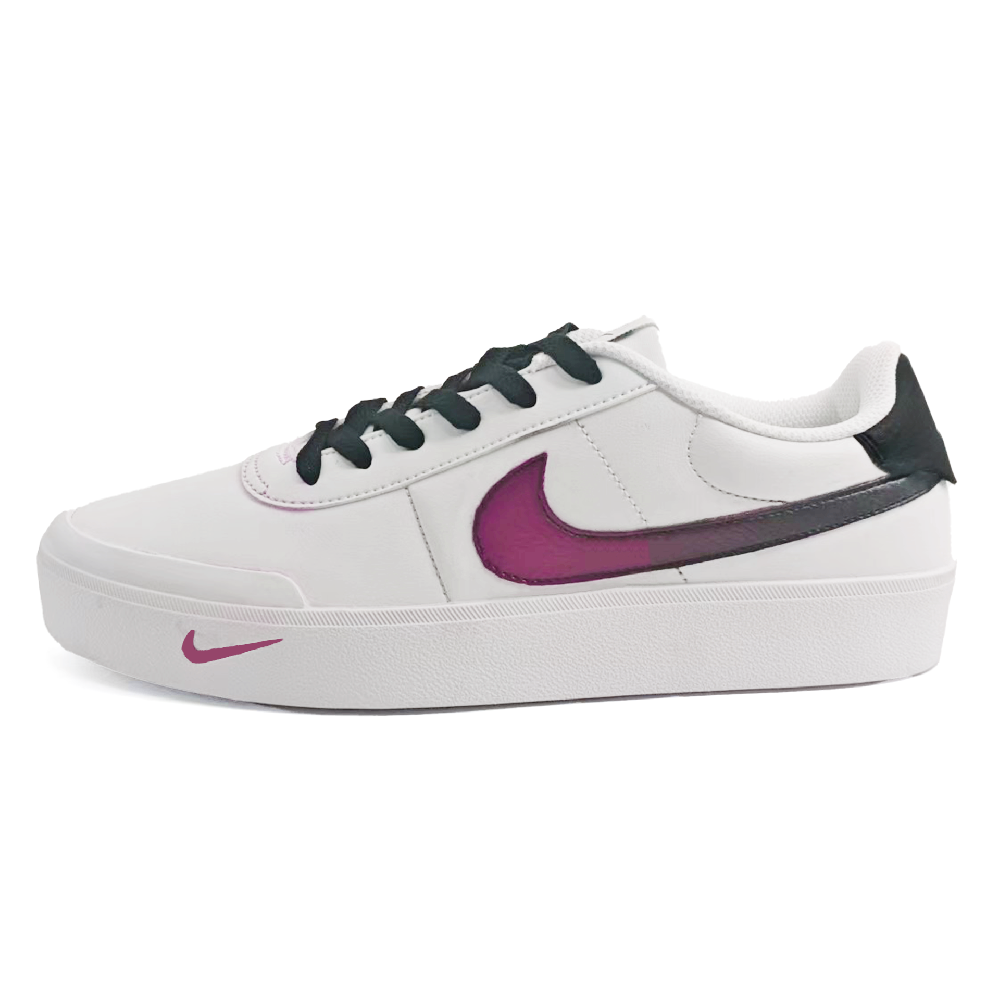 Nike Court Shot Low Top Skateboard Shoes Unisex White Pink