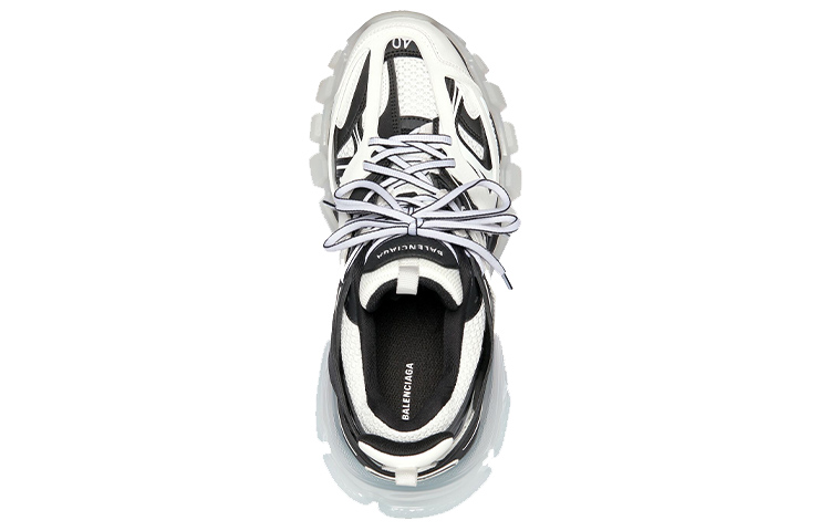 Balenciaga Track Clear Sole White Black