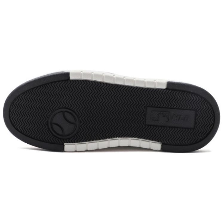 MLB Chunky Liner Melting Cheese Anti-Slip Wear-Resistant Low-Top Skateboard Shoes Unisex White