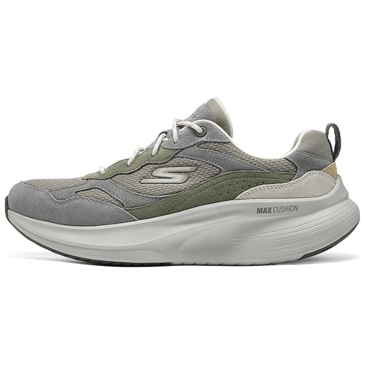 Skechers MEN'S GO WALK Low Top Casual Shoes Men's Gray White