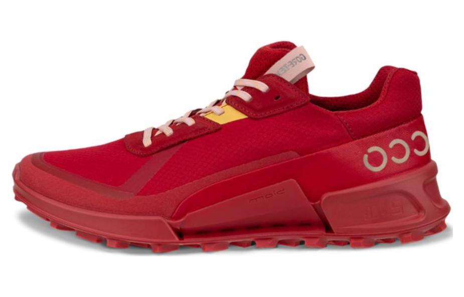 Ecco BIOM 2.1 Cushioning Wear-Resistant Low-Top Casual Shoes Women's Red Yellow